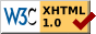 xhtml validácia